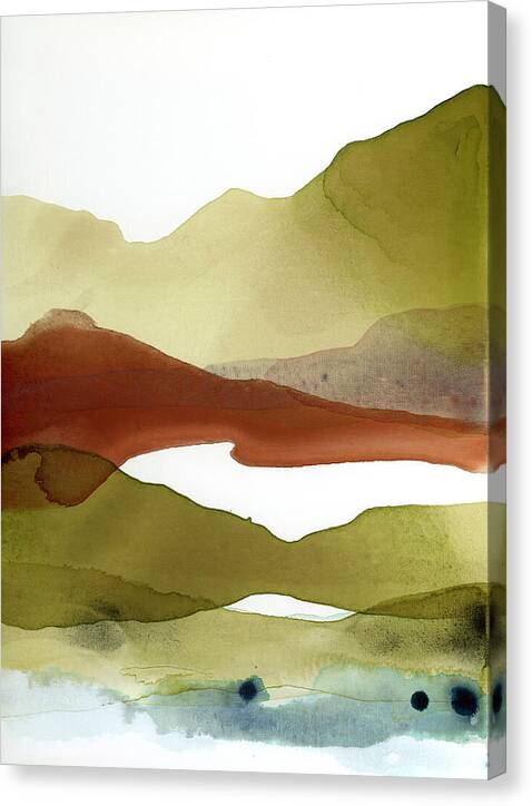 Earthy Mountain Waves no.2  - Canvas Print