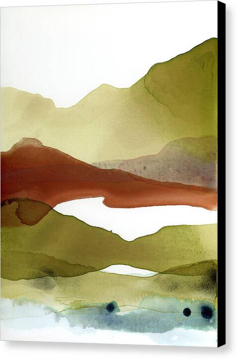 Earthy Mountain Waves no.2  - Canvas Print