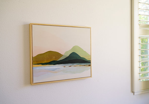 Green Mountain Waves *Framed