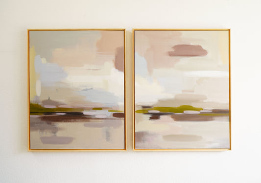 Mellow Taupe Horizon *Featured in Saatchi Art 'Best of January' collection