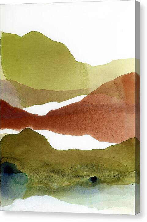 Earthy Mountain Waves No.1- Canvas Print