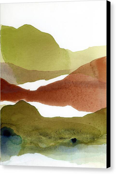 Earthy Mountain Waves No.1- Canvas Print