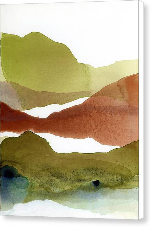 Earthy Mountain Waves No.1- Canvas Print