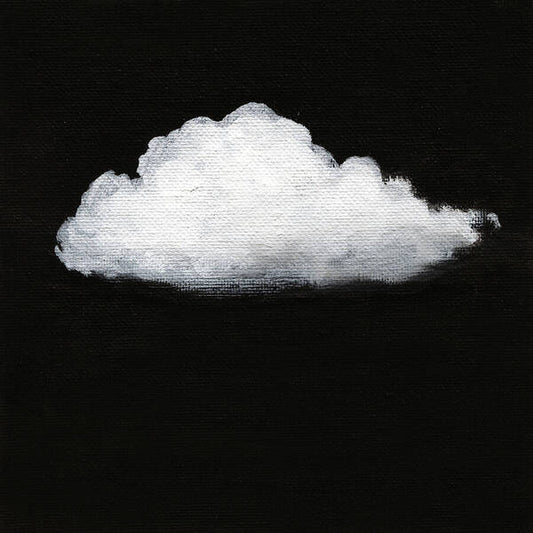 White Cloud on Black Sky - Art Print