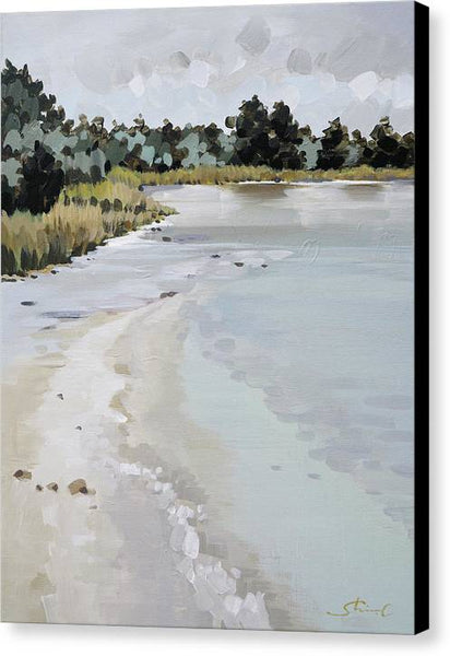 Between the Woods and Frozen Lake - Canvas Print
