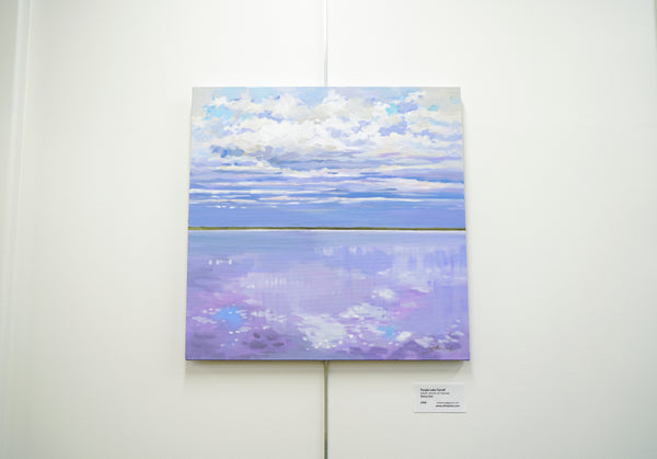 Purple Lake Tyrrell /Featured in Saatchi Art Collection *20% OFF at checkout