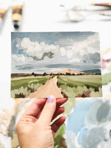 Landscape-Desert Road *SOLD