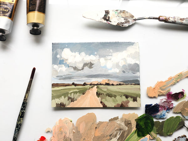 Landscape-Desert Road *SOLD