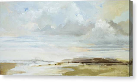 Cloudy Shoreline - Canvas Print