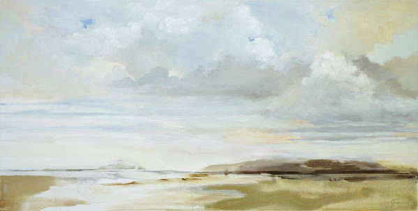 Cloudy Shoreline - Art Print