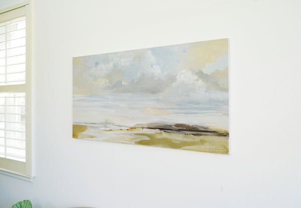 Cloudy Shoreline 48x24 *10%OFF at Checkout!