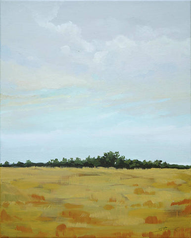 Field of a Cloudy Day - Art Print