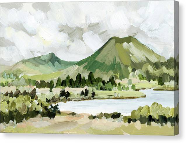 Green Mountain Lake - Canvas Print