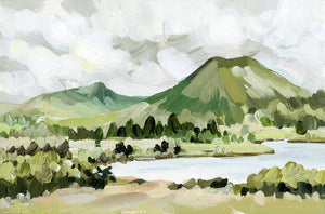 Green Mountain Lake - Art Print