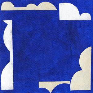 Modern Shapes Aesthetic (Blue no.1)