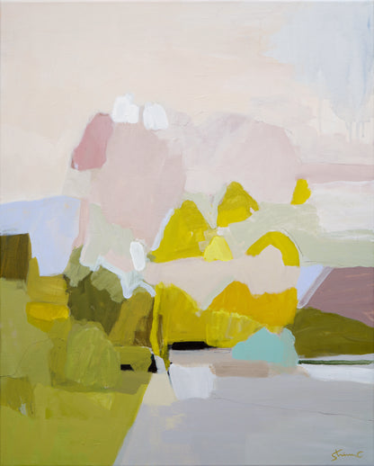 Mustard Valley Morning /Featured in Saatchi Art 2022 Holiday Collection