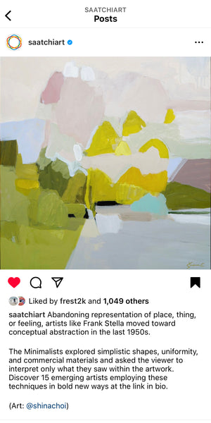 Mustard Valley Morning /Featured in Saatchi Art 2022 Holiday Collection *20% OFF at checkout
