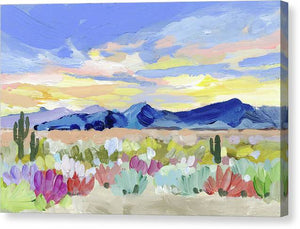 Purple Desert Sunset - Canvas Print
